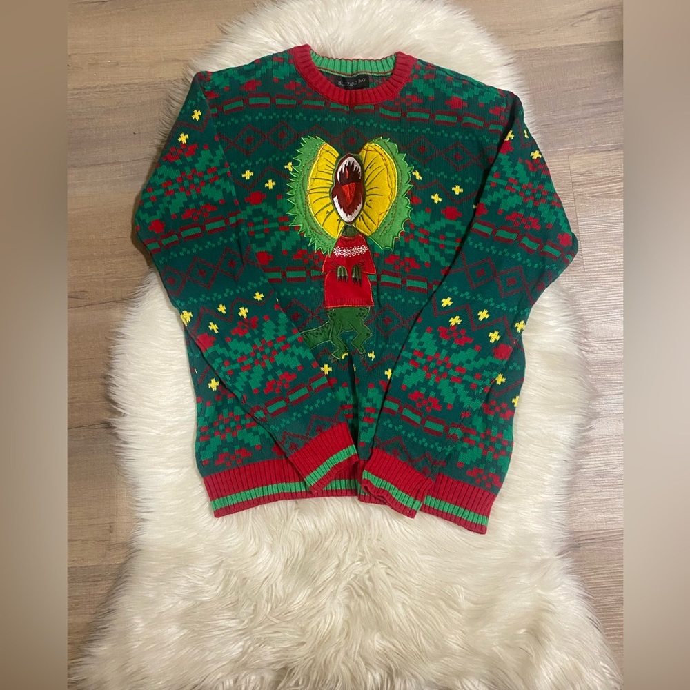 Blizzard Bay Jurassic Park Ugly Christmas Sweater